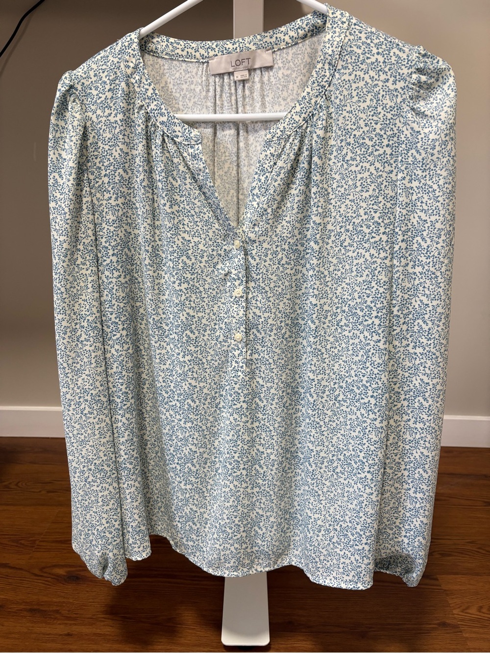 LOFT floral blouse